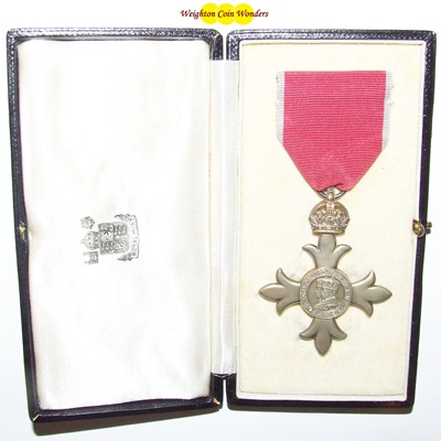 Most Excellent Order of the British Empire- M.B.E 2nd Type Civil
